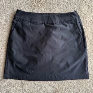 Nike Golf Dri Fit Skort Womens Size 4 Black Athletic Skirt Built In Shorts